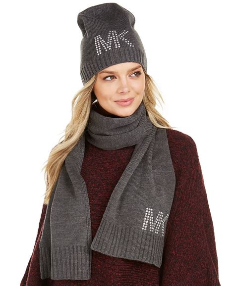 michael kors hat and scarf set tk maxx|michael kors women's hat.